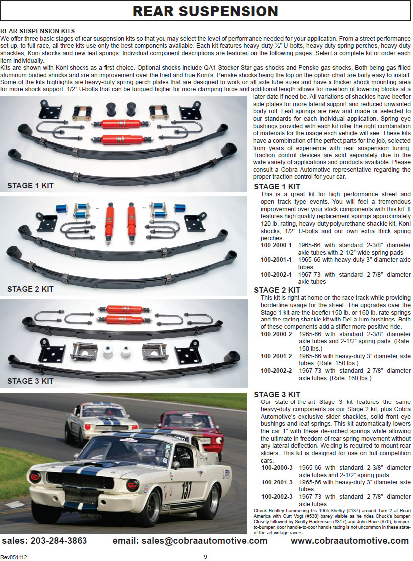 Rear Suspension - catalog page 9